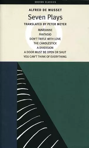Alfred de Musset: Seven Plays cover