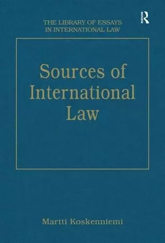 Sources of International Law cover