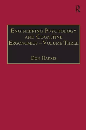 Engineering Psychology and Cognitive Ergonomics cover