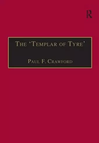 The 'Templar of Tyre' cover