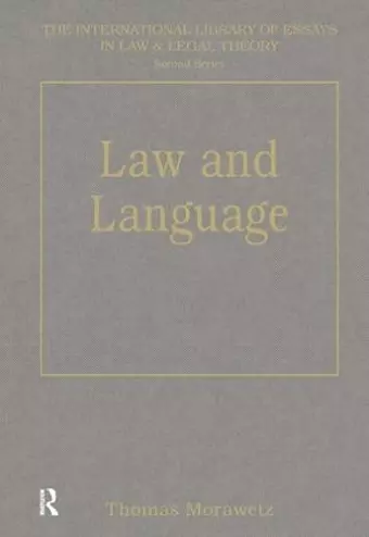 Law and Language cover