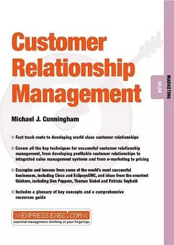 Customer Relationship Management cover