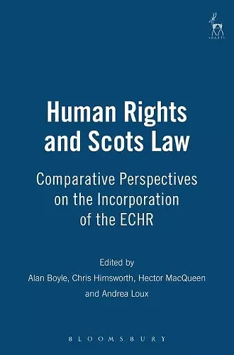 Human Rights and Scots Law cover