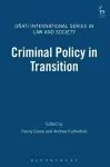 Criminal Policy in Transition cover