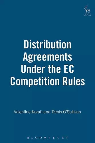 Distribution Agreements Under the EC Competition Rules cover