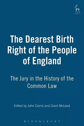 The Dearest Birth Right of the People of England cover