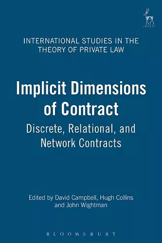 Implicit Dimensions of Contract cover