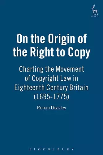 On the Origin of the Right to Copy cover