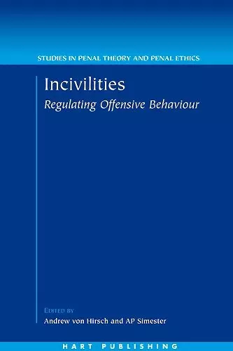 Incivilities cover