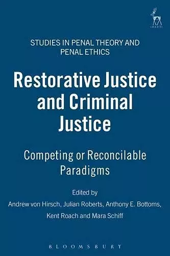 Restorative Justice and Criminal Justice cover