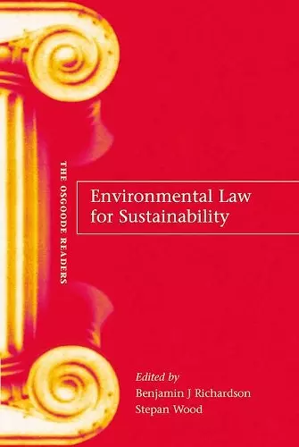 Environmental Law for Sustainability cover