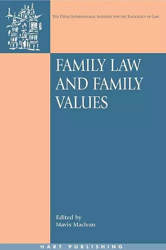 Family Law and Family Values cover