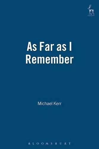 As Far as I Remember cover