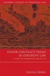 Unfair Contract Terms in European Law cover