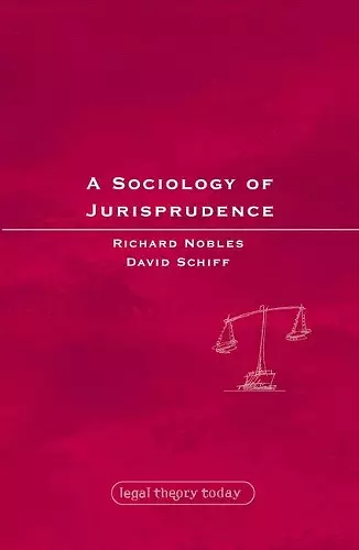 A Sociology of Jurisprudence cover