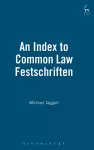 An Index to Common Law Festschriften cover