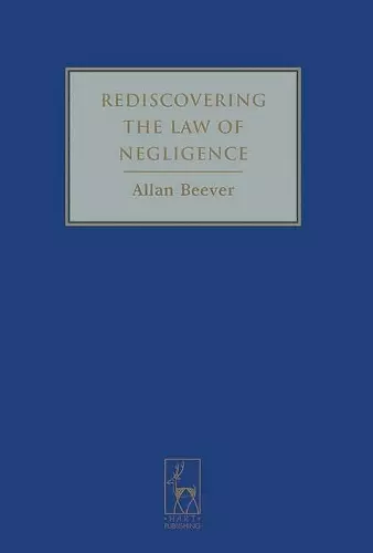 Rediscovering the Law of Negligence cover