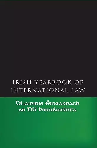 The Irish Yearbook of International Law, Volume 1  2006 cover