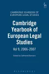 Cambridge Yearbook of European Legal Studies, Vol 9, 2006-2007 cover