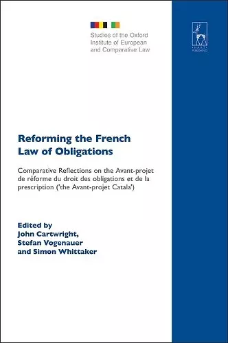 Reforming the French Law of Obligations cover