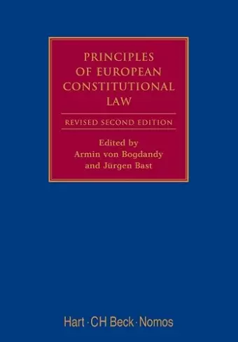 Principles of European Constitutional Law cover