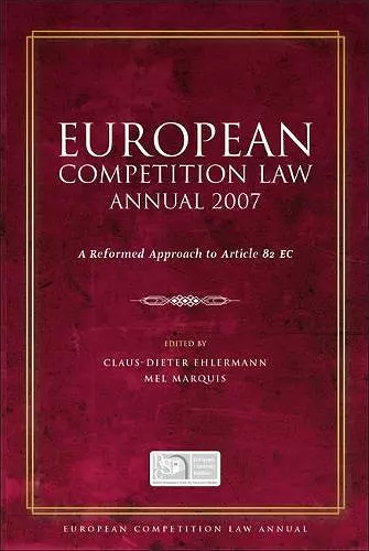 European Competition Law Annual 2007 cover