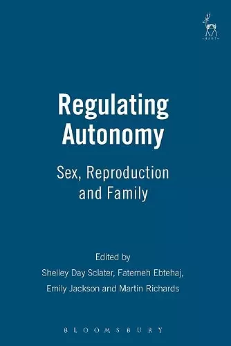 Regulating Autonomy cover