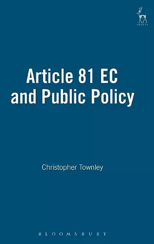 Article 81 EC and Public Policy cover