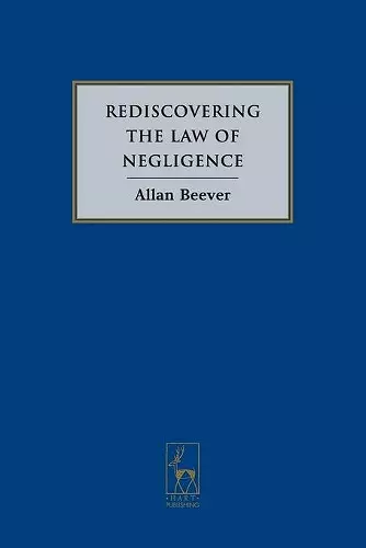 Rediscovering the Law of Negligence cover