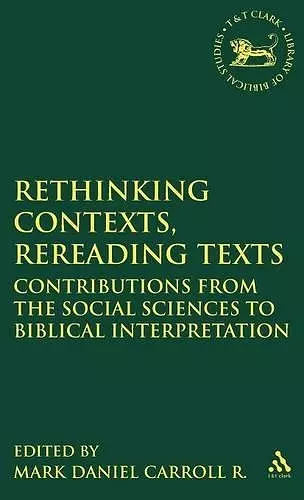 Rethinking Contexts, Rereading Texts cover