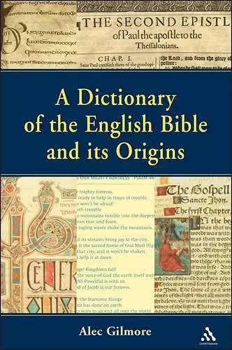 Dictionary of the English Bible and its Origins cover
