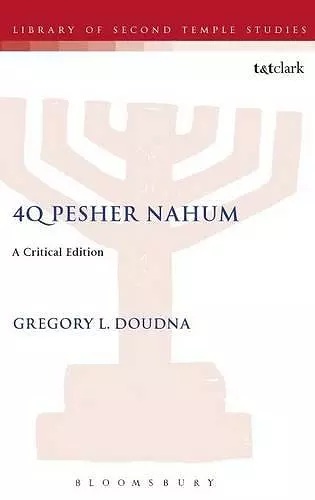 4Q Pesher Nahum cover