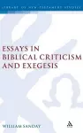 Essays in Biblical Criticism and Exegesis cover