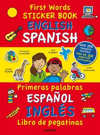 First Words Sticker Books: English/Spanish cover