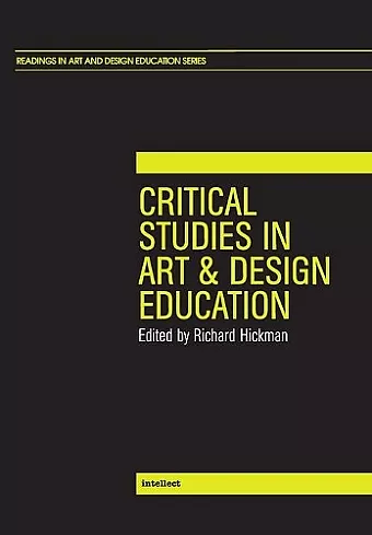Critical Studies in Art and Design Education cover