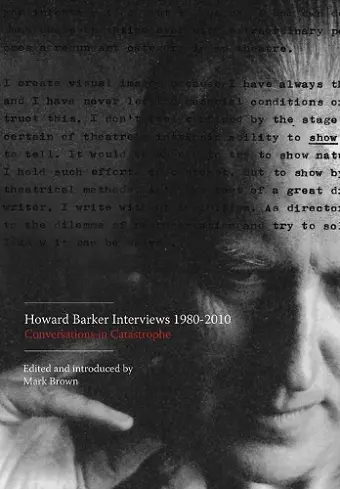 Howard Barker Interviews 1980–2010 cover