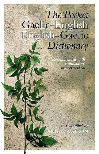 The Pocket Gaelic-English English-Gaelic Dictionary cover