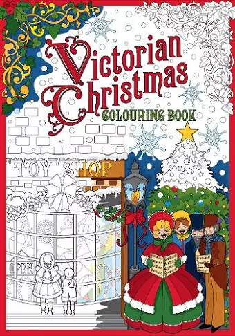 Victorian Christmas Colouring Book cover