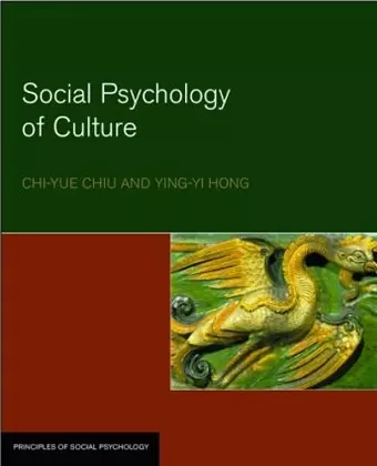 Social Psychology of Culture cover