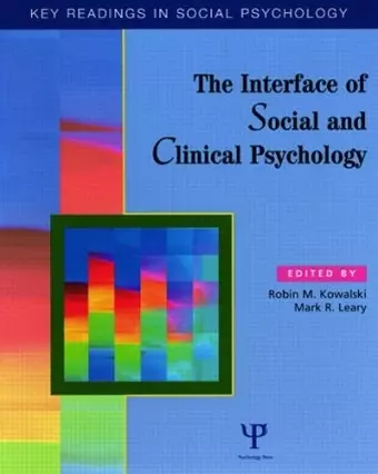 The Interface of Social and Clinical Psychology cover