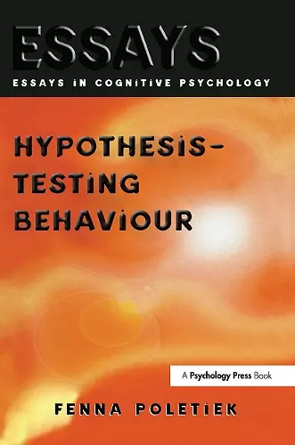 Hypothesis-testing Behaviour cover