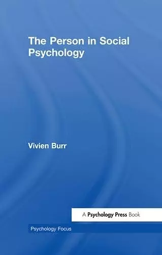 The Person in Social Psychology cover