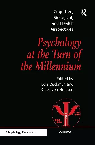 Psychology at the Turn of the Millennium, Volume 1 cover