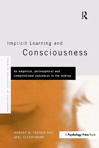 Implicit Learning and Consciousness cover