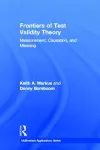 Frontiers of Test Validity Theory cover