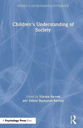 Children's Understanding of Society cover