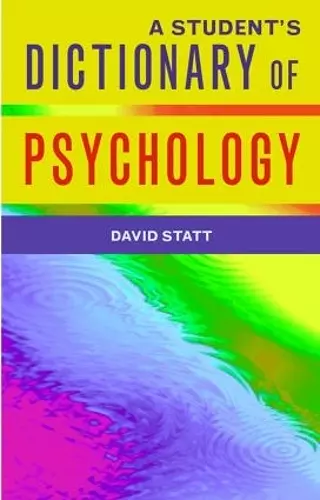 A Student's Dictionary of Psychology cover