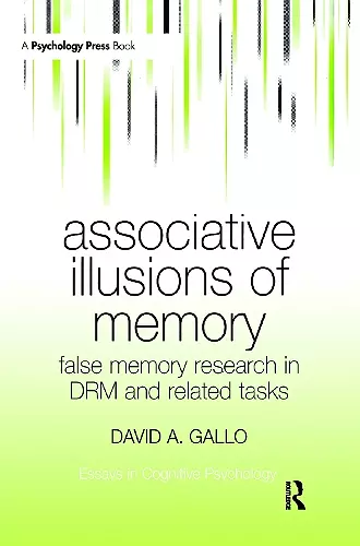 Associative Illusions of Memory cover