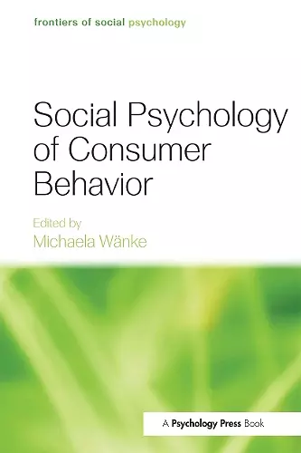 Social Psychology of Consumer Behavior cover