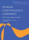 Human Contingency Learning: Recent Trends in Research and Theory cover